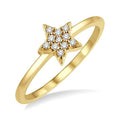 Celestial Diamond Ring in Metal