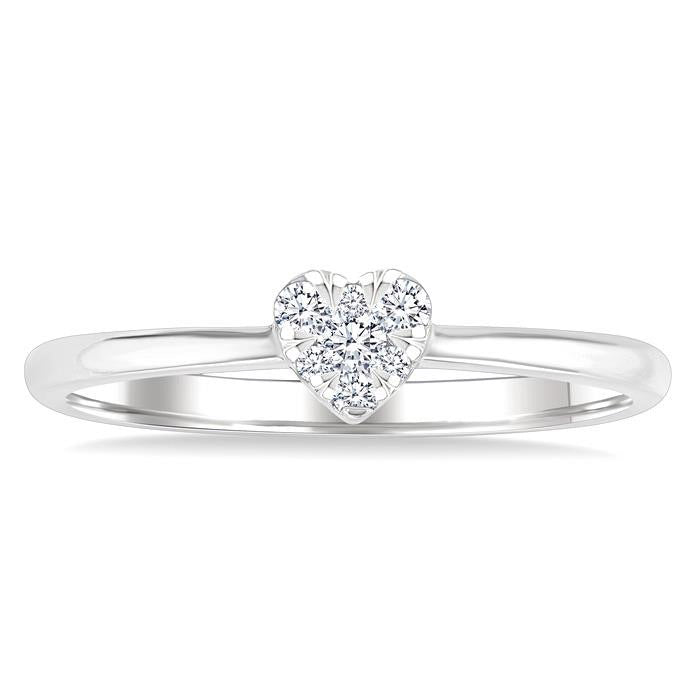 Aurora Diamond Ring in Metal