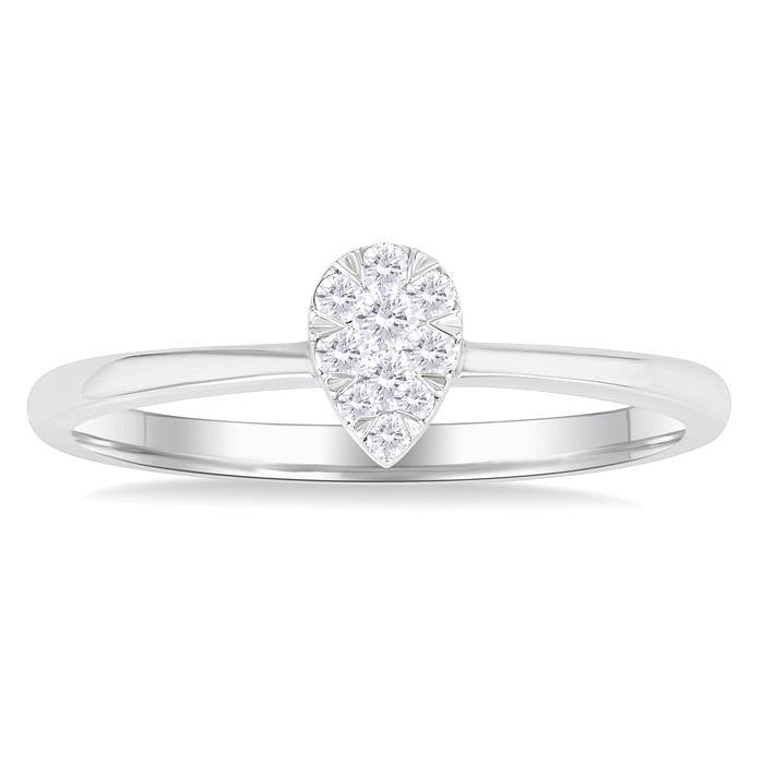 Regal Diamond Ring in Metal