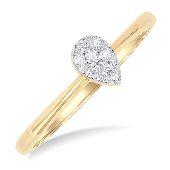 Elegance Diamond Ring in Metal