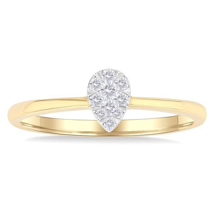 Elegance Diamond Ring in Metal
