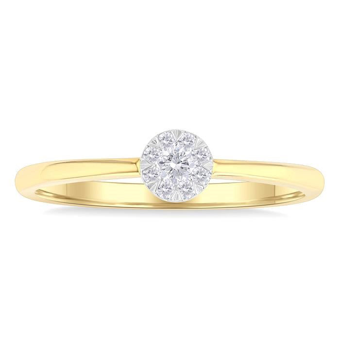 Harmony Diamond Ring in Metal