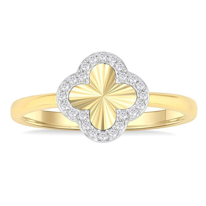 Aurora Diamond Ring in Metal