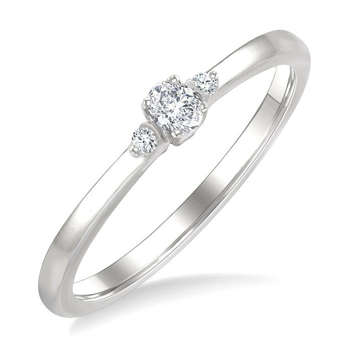 Elegance Diamond Ring in Metal