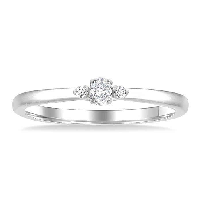 Elegance Diamond Ring in Metal