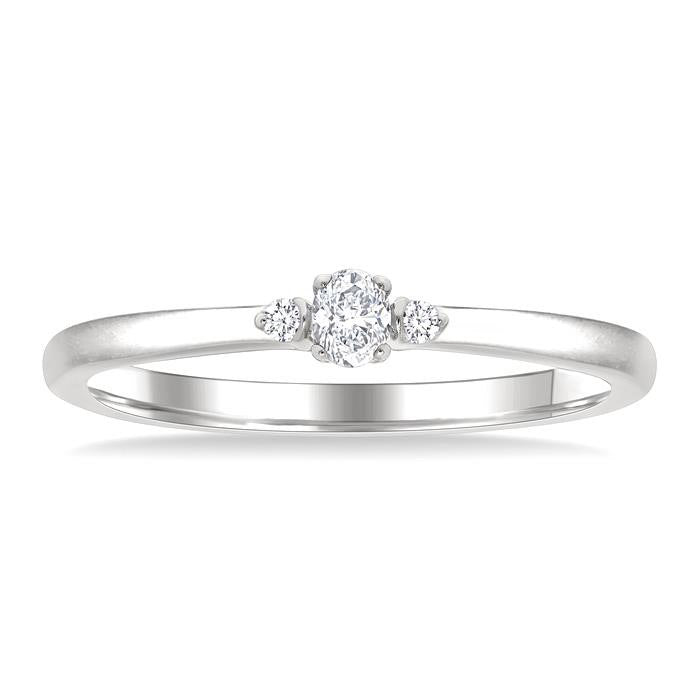 Elegance Diamond Ring in Metal