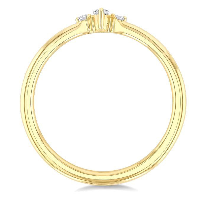 Heritage Diamond Ring in Yellow Gold