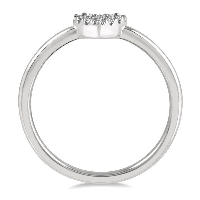 Heritage Diamond Ring in White Gold