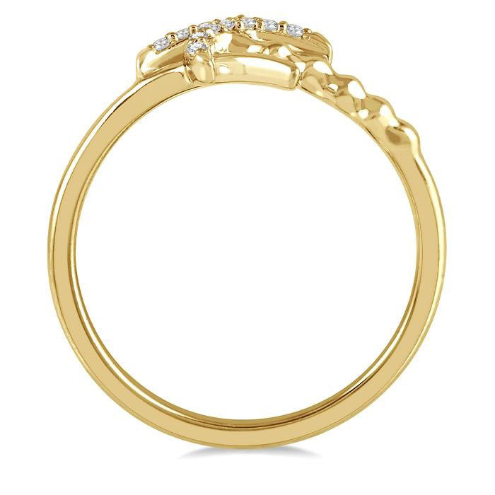 Stackable Palm Tree Petite Diamond Fashion Ring