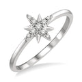 Astra Diamond Ring in White Gold