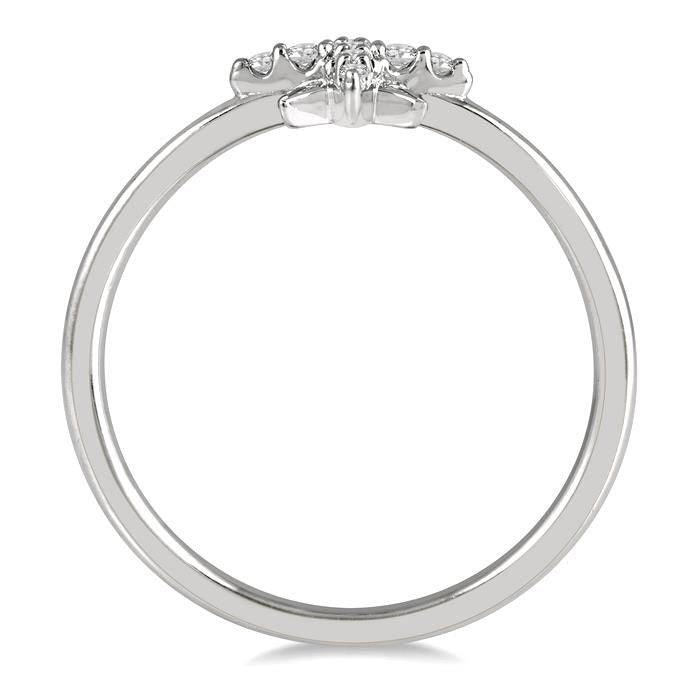 Astra Diamond Ring in White Gold