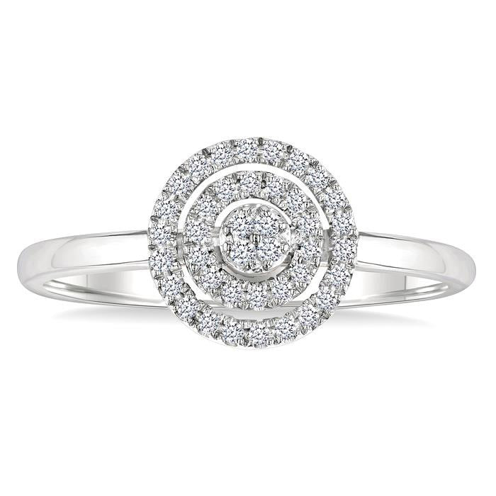 Regal Diamond Ring in Metal