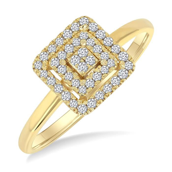 Timeless Diamond Ring in Metal