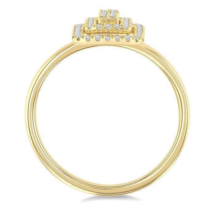 Timeless Diamond Ring in Metal