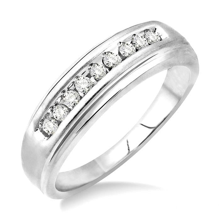 Channel Set Men's Diamond Ring
