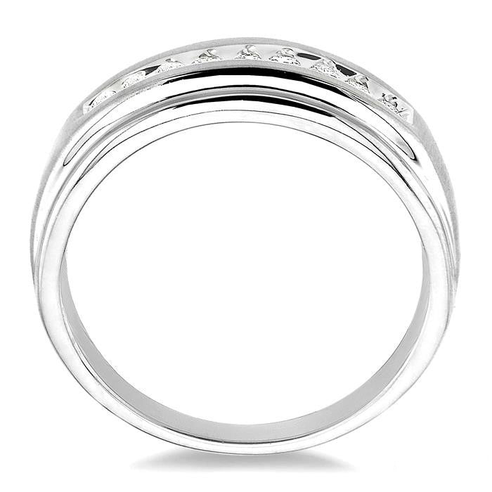 Channel Set Men's Diamond Ring