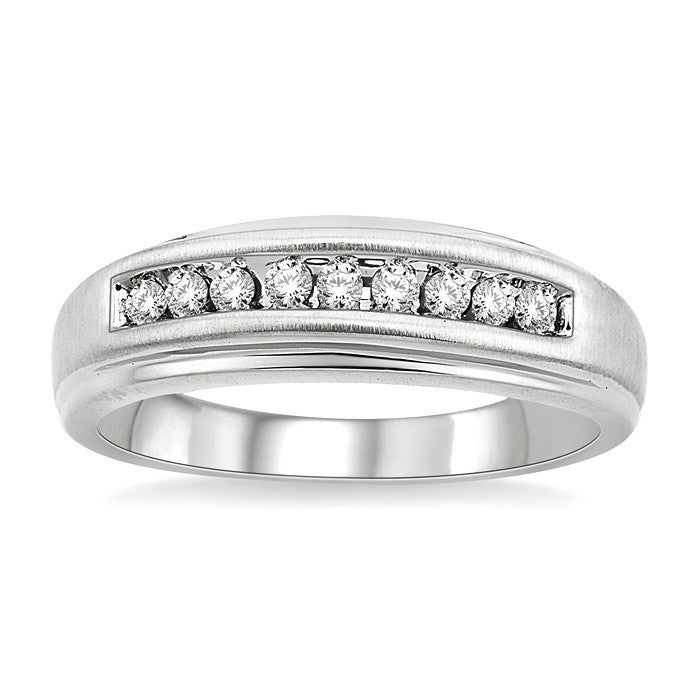 Channel Set Men's Diamond Ring