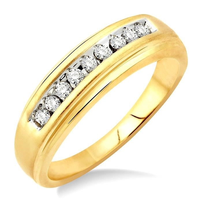 Channel Set Men's Diamond Ring