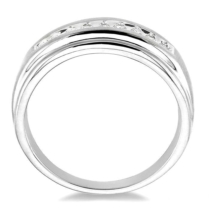 Channel Set Men's Diamond Ring