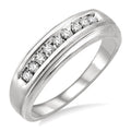 Channel Set Men's Diamond Ring