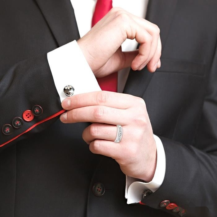 Channel Set Men's Diamond Ring