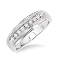1/8 Ctw Round Cut Diamond Women's Ring in 10K White Gold