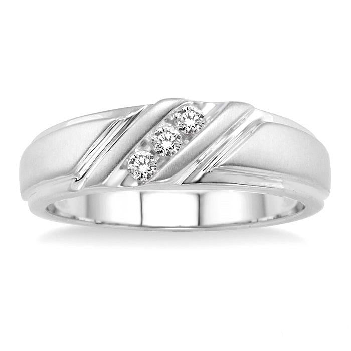 Men's Channel Set Diamond Band