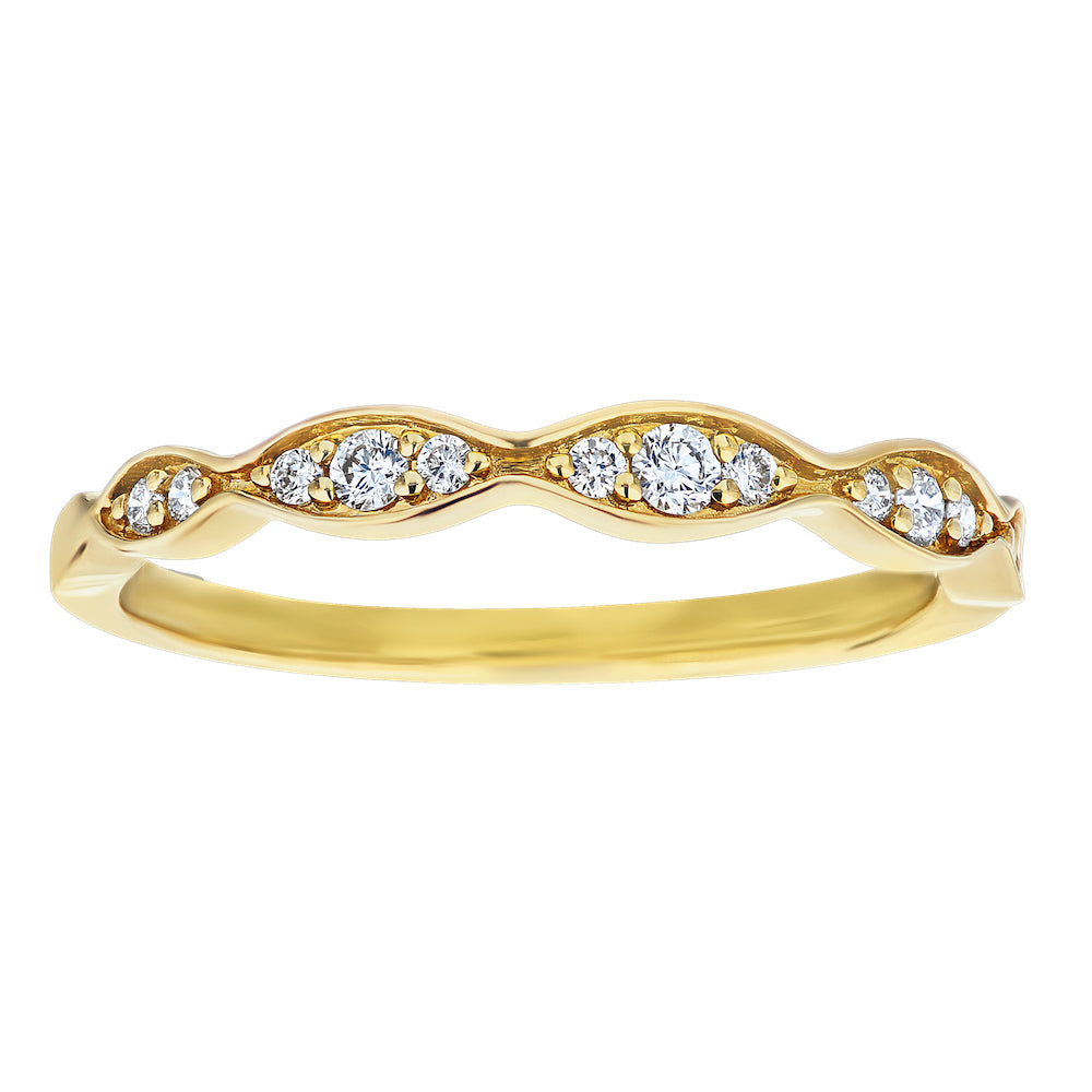 Diamond Marquise Shaped StackableRing