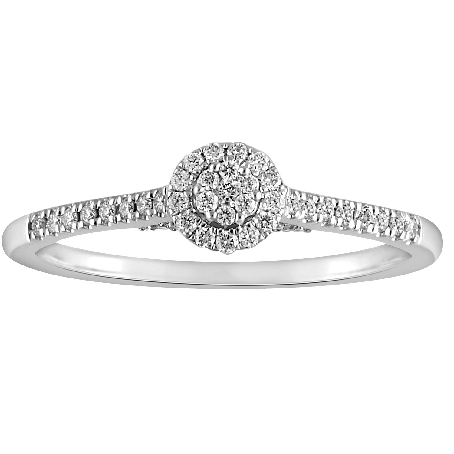 Diamond Cluster Halo Ring