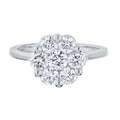 Diamond Seven Cluster Ring