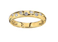 Diamond Burnished Stackable Band