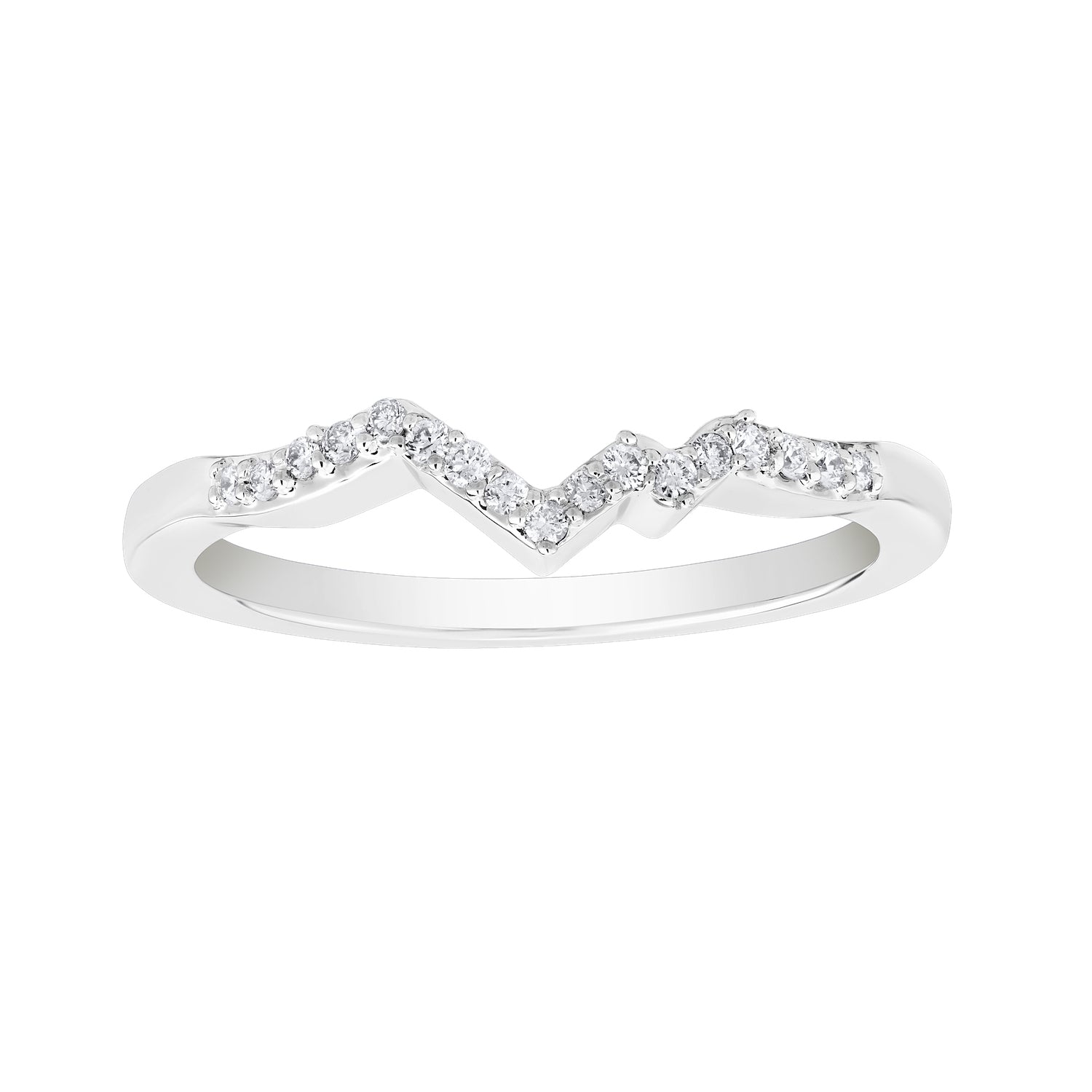 Diamond Mountain Stackable Ring