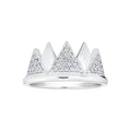 Diamond Pave Mountain Ring