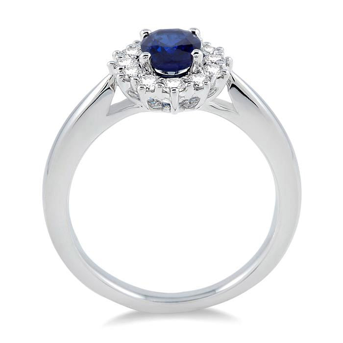 LysVioVel 14K White Gold Diamond Ring