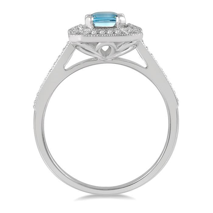 Gemstone & Diamond Ring