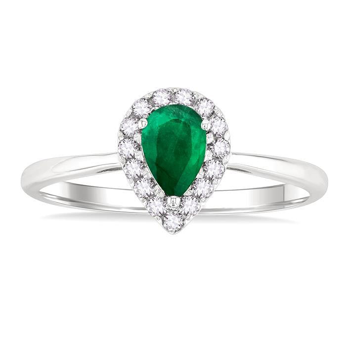 OnIsXe LinAeAr 14K White Gold Diamond Ring