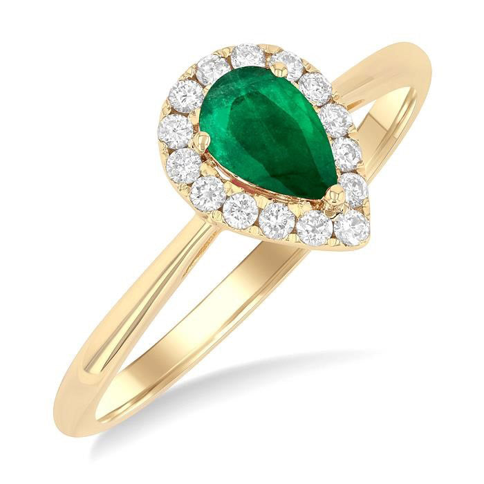 VelLuxOn 14K Yellow Gold Diamond Ring