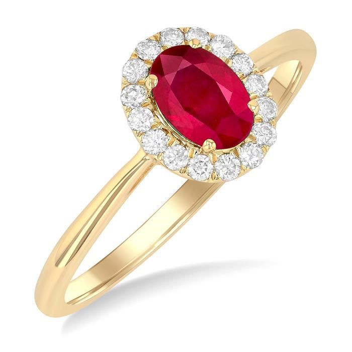 LinRaRa VioThIs 14K Yellow Gold Diamond Ring