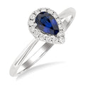 ElIsVel 14K White Gold Diamond Ring