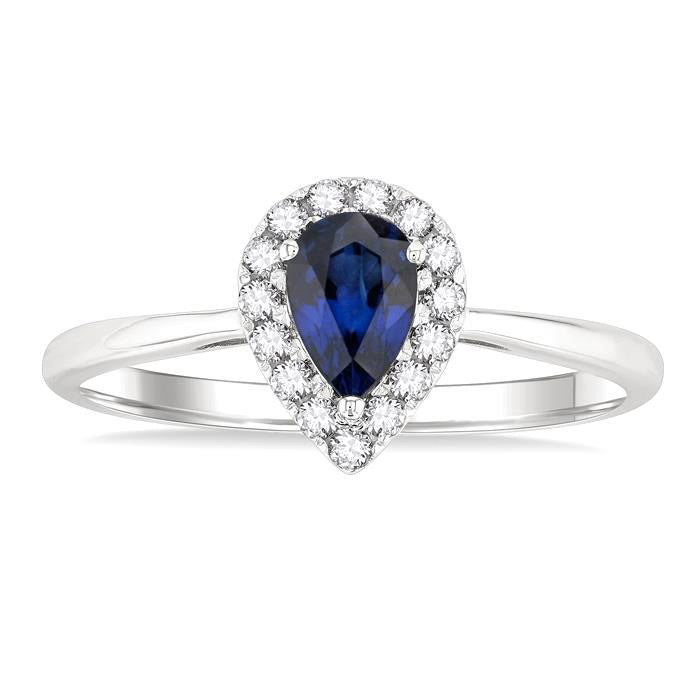 ElIsVel 14K White Gold Diamond Ring