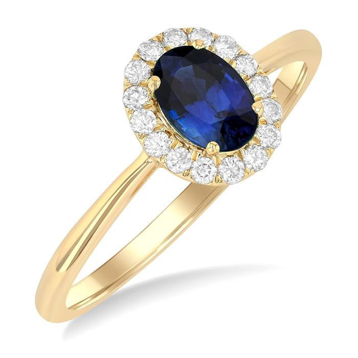 OraLoVio 14K Yellow Gold Diamond Ring
