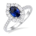 OnVelOra 14K White Gold Diamond Ring