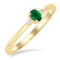 VerVioIs 14K Yellow Gold Diamond Ring