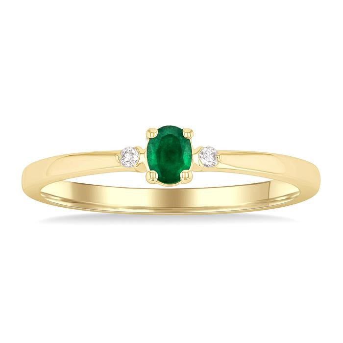 VerVioIs 14K Yellow Gold Diamond Ring