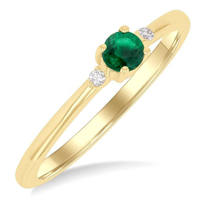 OnVioLys IsRaVel 14K Yellow Gold Diamond Ring