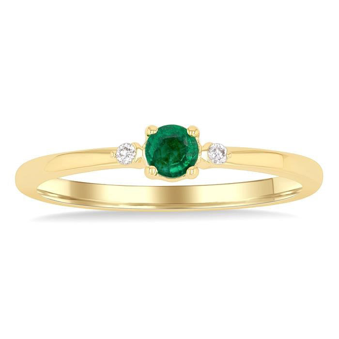 OnVioLys IsRaVel 14K Yellow Gold Diamond Ring