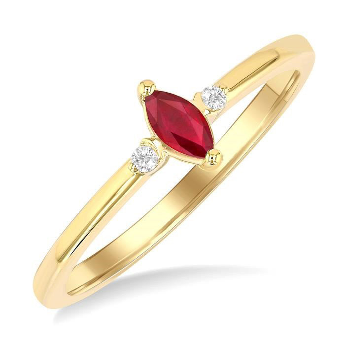 OraLuxTh 14K Yellow Gold Diamond Ring