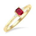 OnXeZen VelVerOra 14K Yellow Gold Diamond Ring