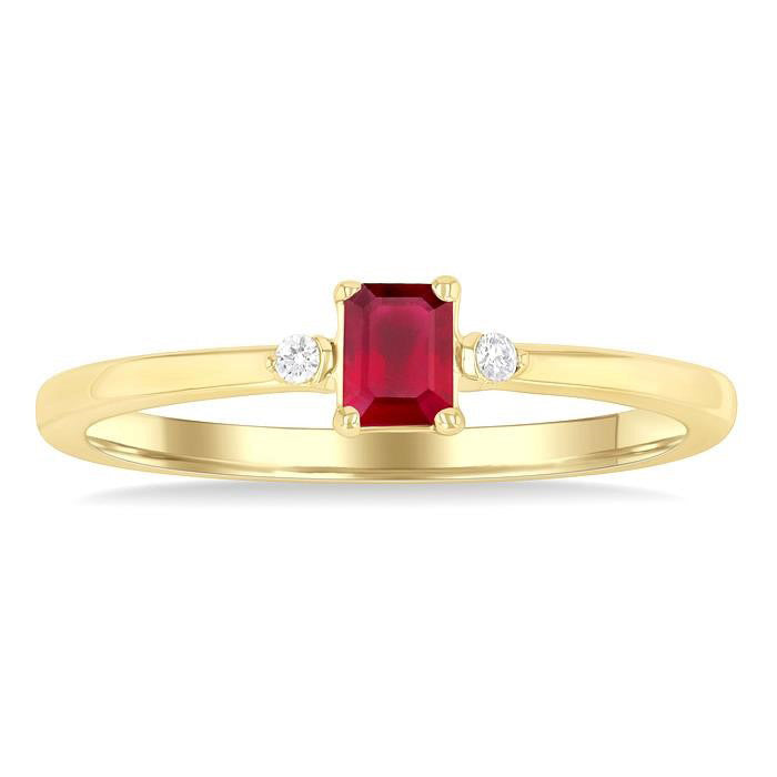 OnXeZen VelVerOra 14K Yellow Gold Diamond Ring