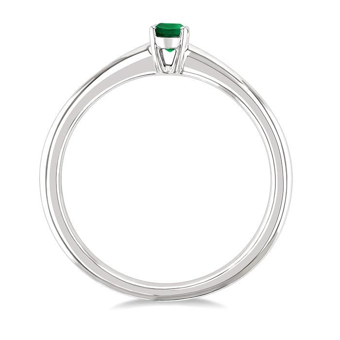 Oval Shape Gemstone Solitaire Ring
